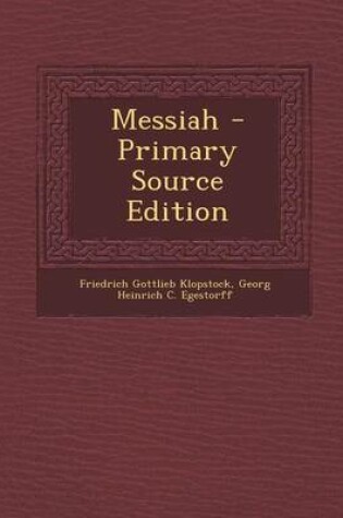 Cover of Messiah