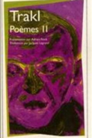 Cover of Poemes 2/Bilingue francais-allemand