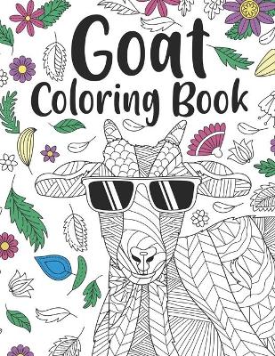 Book cover for Goat Coloring Book