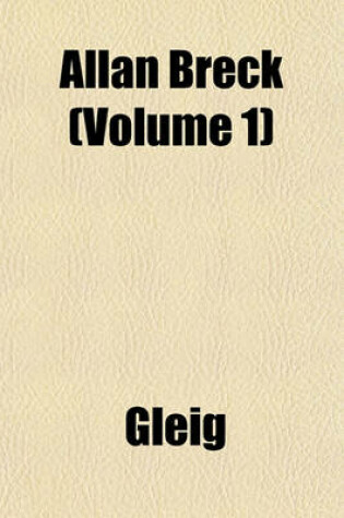 Cover of Allan Breck Volume 2
