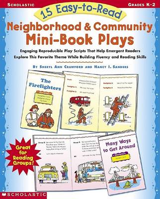 Book cover for 15 Easy-to-Read Neighborhood and Community Mini-Book Plays