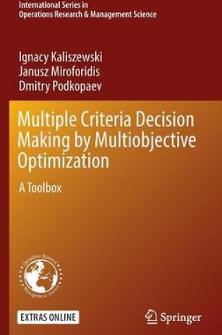 Cover of Multiple Criteria Decision Making by Multiobjective Optimization