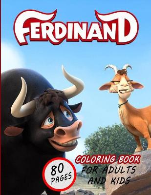 Book cover for Ferdinand Coloring Book for adults and Kids