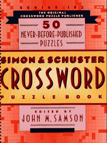 Book cover for Crossword Series # 192