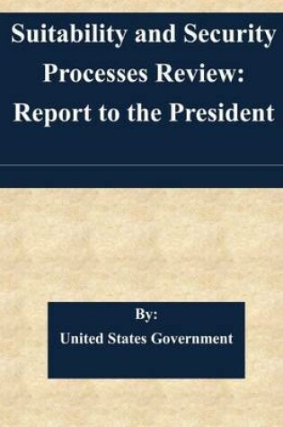 Cover of Suitability and Security Processes Review