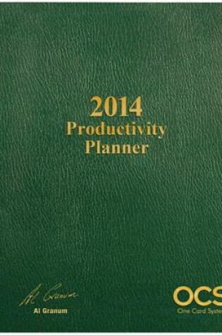Cover of 2014 Ocs Productivity Planner