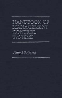 Book cover for Handbook of Management Control Systems