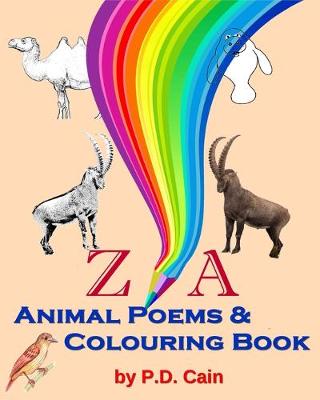 Cover of Z-A of Animal Poems & Colouring Book