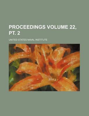 Book cover for Proceedings Volume 22, PT. 2