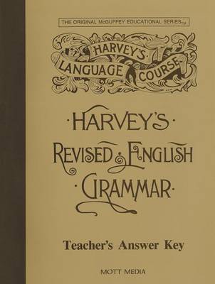 Book cover for Harveys English Grammar Key 7+