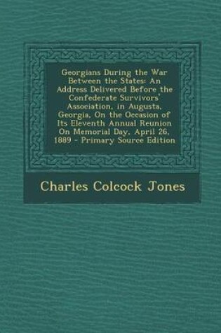 Cover of Georgians During the War Between the States