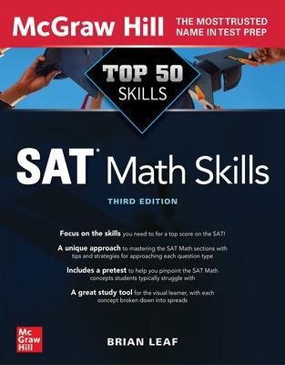 Book cover for Top 50 SAT Math Skills, Third Edition