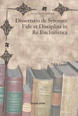 Cover of Dissertatio de Syrorum Fide Et Disciplina in Re Eucharistica