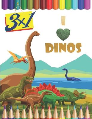 Cover of &#24656;&#31452;&#12398;&#22615;&#12426;&#32117; Dinosaur Coloring Book for Kids