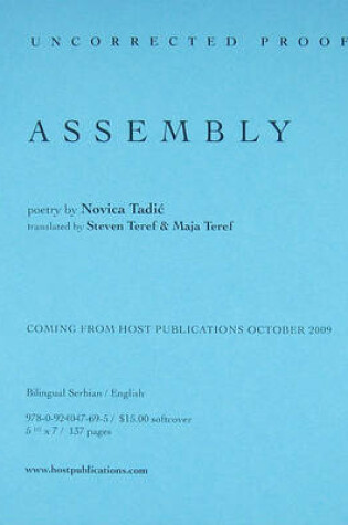 Cover of Assembly