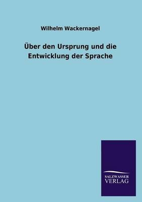 Book cover for UEber den Ursprung und die Entwicklung der Sprache