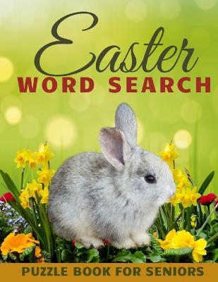 Book cover for Easter Word Search Puzzle Book for Seniors