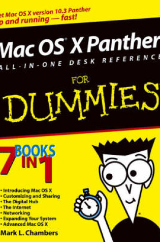 Cover of Mac OS X Panther All-in-One Desk Reference For Dummies