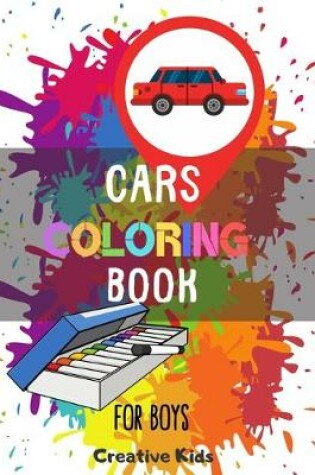 Cover of Cars Coloring Book For Boys