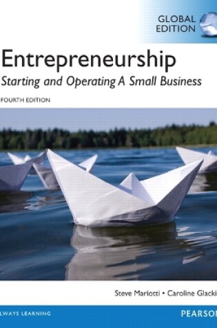 Cover of Entrepreneurship: Starting and Operating A Small Business, Global Edition