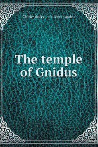 Cover of The temple of Gnidus