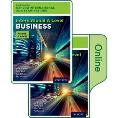 Book cover for Oxford International AQA Examinations: International AS & A Level Business: Print and Online Textbook Pack