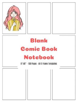 Book cover for Blank Comic Book Notebook