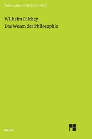 Cover of Das Wesen der Philosophie