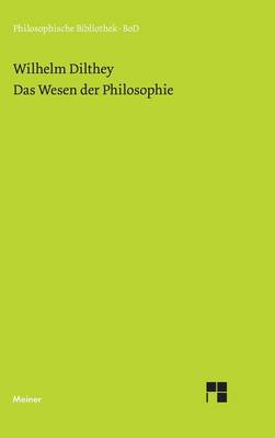 Book cover for Das Wesen der Philosophie