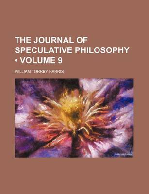 Book cover for The Journal of Speculative Philosophy (Volume 9)