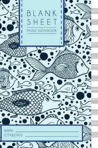 Cover of Blank Sheet Music Notebook