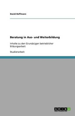 Book cover for Beratung in Aus- und Weiterbildung