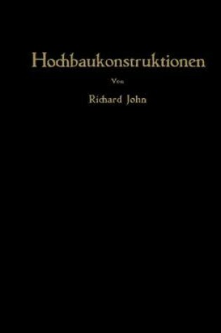 Cover of Hochbaukonstruktionen