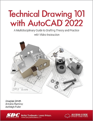 Book cover for Technical Drawing 101 with AutoCAD 2022