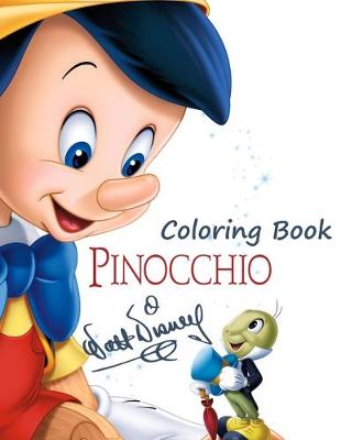 Book cover for Pinocchio Coloring Book