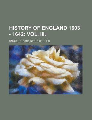 Book cover for History of England 1603 - 1642