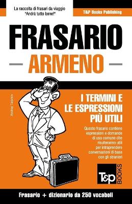 Book cover for Frasario Italiano-Armeno e mini dizionario da 250 vocaboli