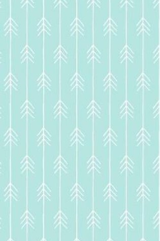 Cover of Pale Mint Chevron Arrows - Lined Notebook with Margins - 5x8