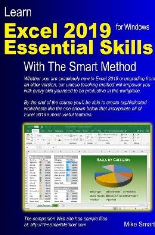 Cover of Learn Excel 2019 Essential Skills with The Smart Method