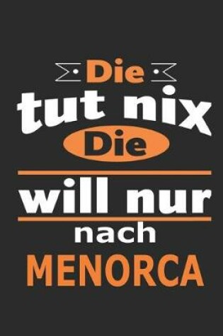 Cover of Die tut nix Die will nur nach Menorca