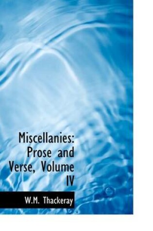 Cover of Miscellanies