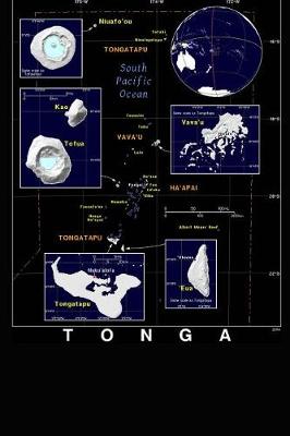 Book cover for Modern Day Color Map of Tonga Journal