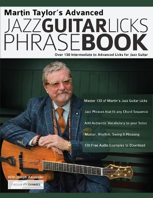 Book cover for Martin Taylor's Advanced Jazz Guitar Licks Phrase Book