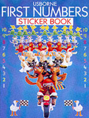 Book cover for First Numbers Sticker Book