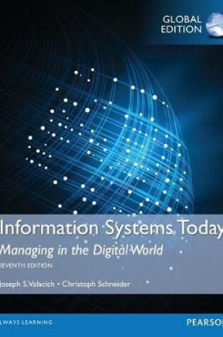 Cover of MyMISLab -- Access Card -- for Information Systems Today: Managing in a Digital World, Global Edition