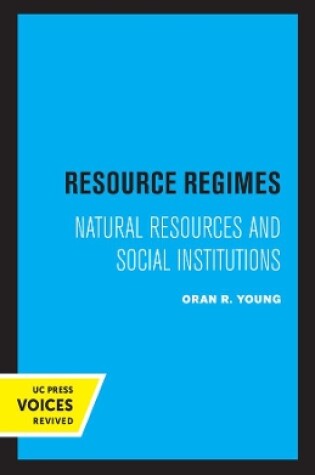 Cover of Resource Regimes