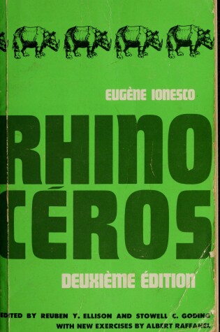 Cover of Ellison Rhinoceros Rev