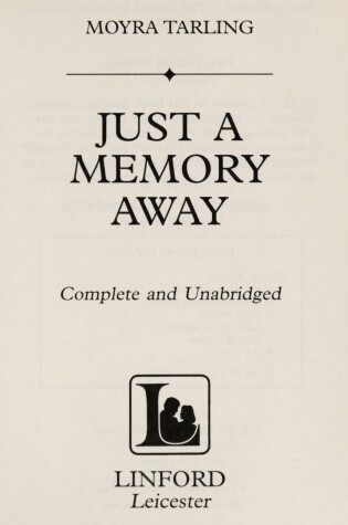 Cover of Just A Memory Away