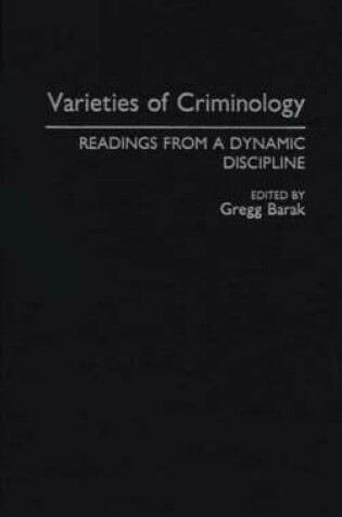 Cover of Varieties of Criminology