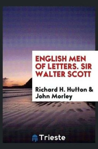 Cover of English Men of Letters. Sir Walter Scott